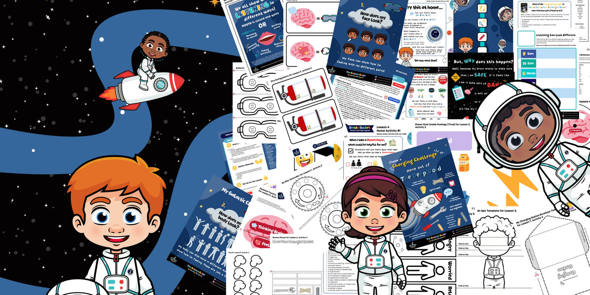 Ready Rocket School Learning Program kit contents