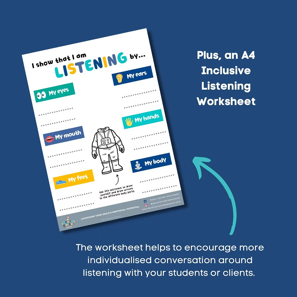 Neuroaffirming Inclusive Listening Poster Pack