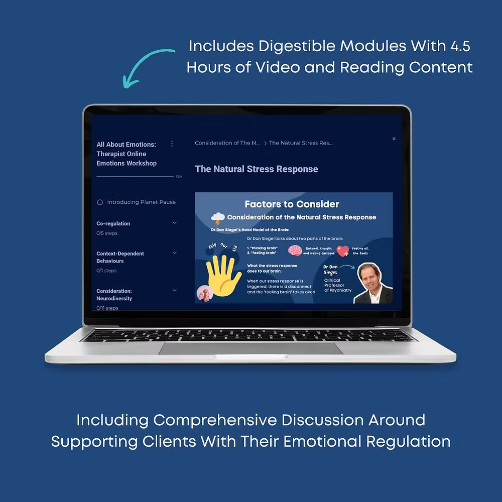All About Emotions: Therapist Online Emotions Workshop