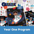 Educational materials for a Year One ready Rocket School Learning Program with space-themed design and character on a rocket.
