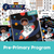 Pre-Primary Ready Rocket School Learning Program books with space-themed design and 'Ready Rocket' branding.