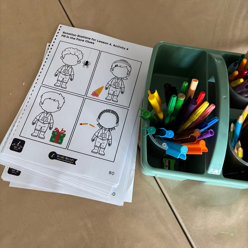 Ages 4-5: Ready Rocket School Learning Program